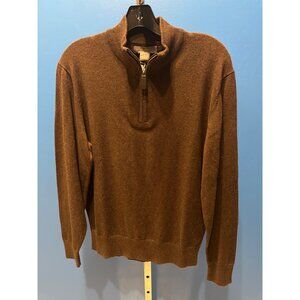 Daniel Cremieux Signature Collection 1/4 Zip Pima Cotton Cashmere Sweater